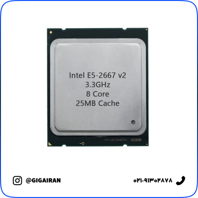 سی پی یو سرور Intel Xeon Processor E5-2667 v2