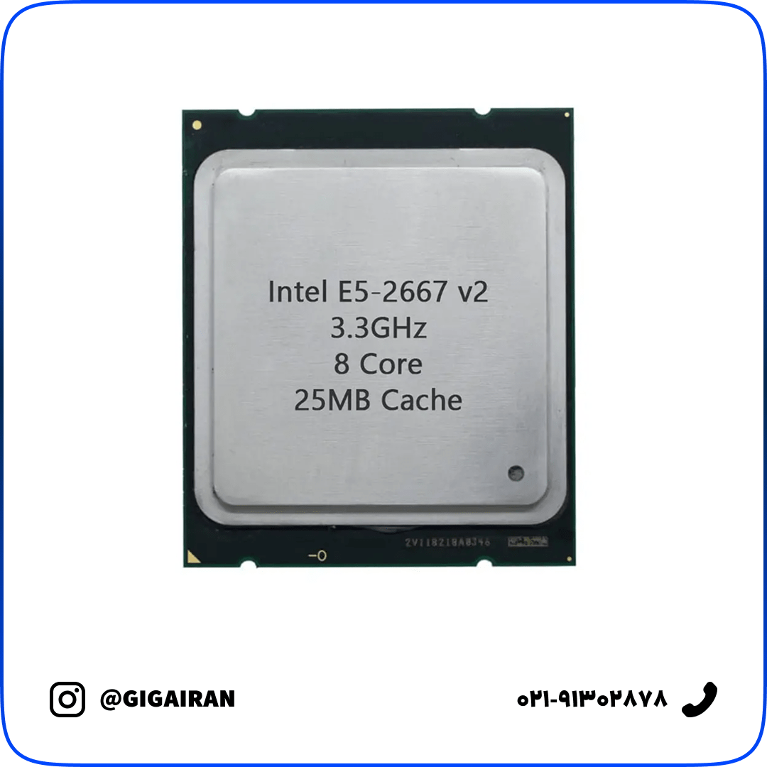 سی پی یو سرور Intel Xeon Processor E5-2667 v2