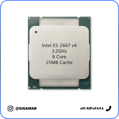 سی پی یو سرور Intel Xeon Processor E5-2667 v4