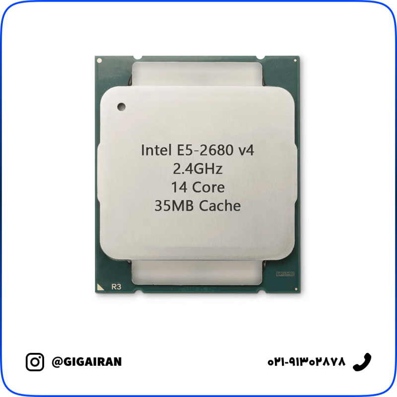 سی پی یو سرور Intel Xeon Processor E5-2680 v4